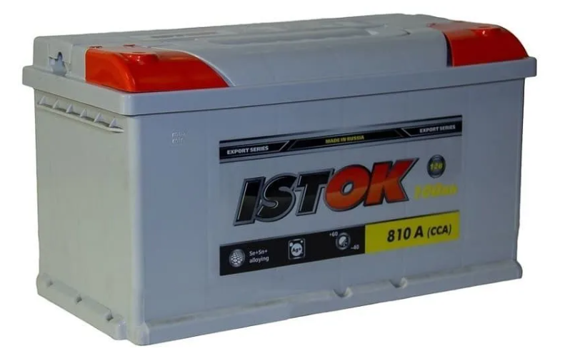 Аккумулятор автомобильный ИСТОК 100Ah 810A ПП (353х175х190) L5