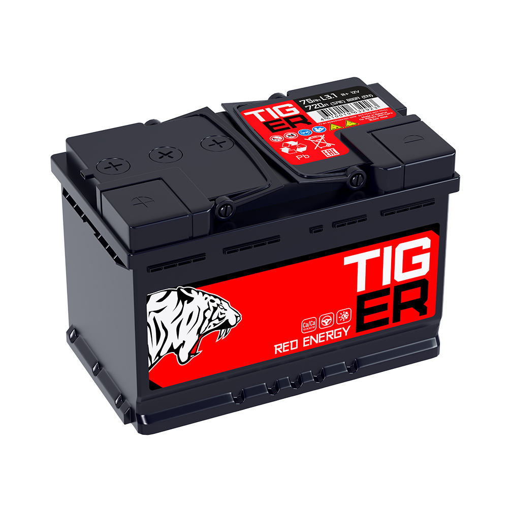 TIGER L3.1 75Ah 650A ПП (278x175x190) L3