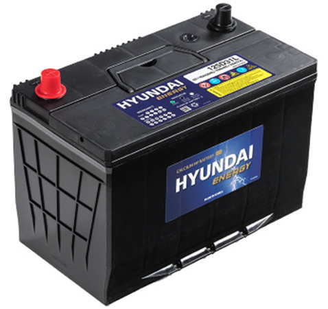 Аккумулятор автомобильный Hyundai 125D31L 6СТ-100 Ач обр.