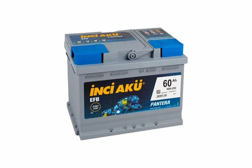 Аккумулятор автомобильный INCI AKU EFB 60R ОП 560A (242x175x190) L2