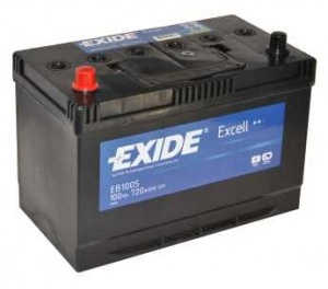 Аккумулятор автомобильный Exide Excell EB 1005 6СТ-100 Ач прям. (125S31R)