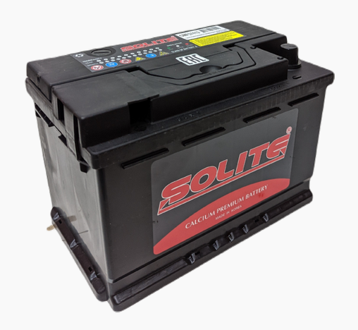 Аккумулятор автомобильный SOLITE 57413 6СТ-74 Ач прям.