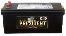 Аккумулятор грузовой Super President 190G51L 6СТ-190 Ач обр.
