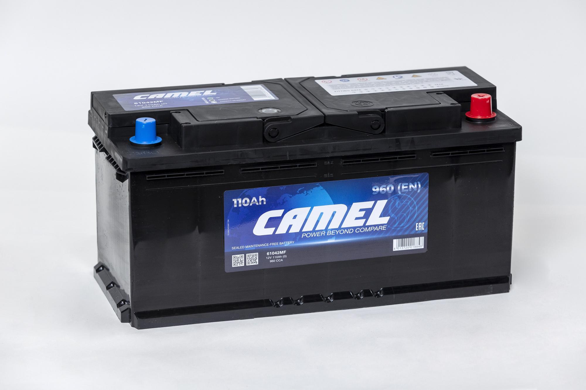 Аккумулятор автомобильный CAMEL  61042MF 110Ah 960A ОП