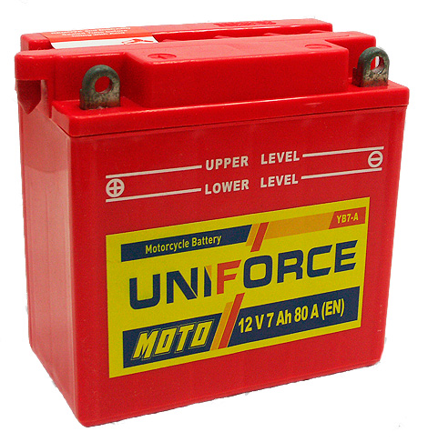 Аккумулятор для мотоцикла Uniforce Moto 508013 (YB7-A) 7 Ач