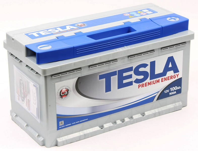 Аккумулятор автомобильный Tesla Premium Energy 6СТ-105 Ач обр.