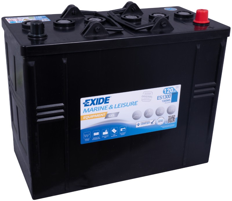Аккумулятор лодочный EXIDE EQUIPMENT Gel ES 1300