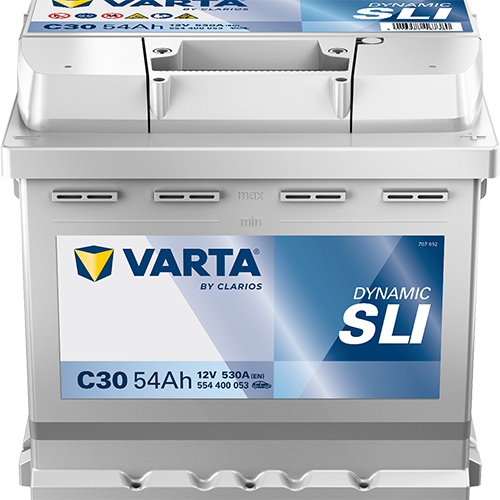 Аккумулятор автомобильный Varta Dynamic SLI C30 6СТ-54 Ач обр.