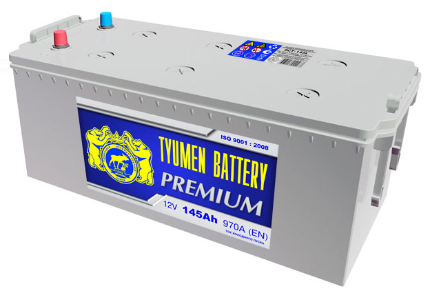 Аккумулятор грузовой TYUMEN BATTERY PREMIUM 6СТ-145 Ач обр.