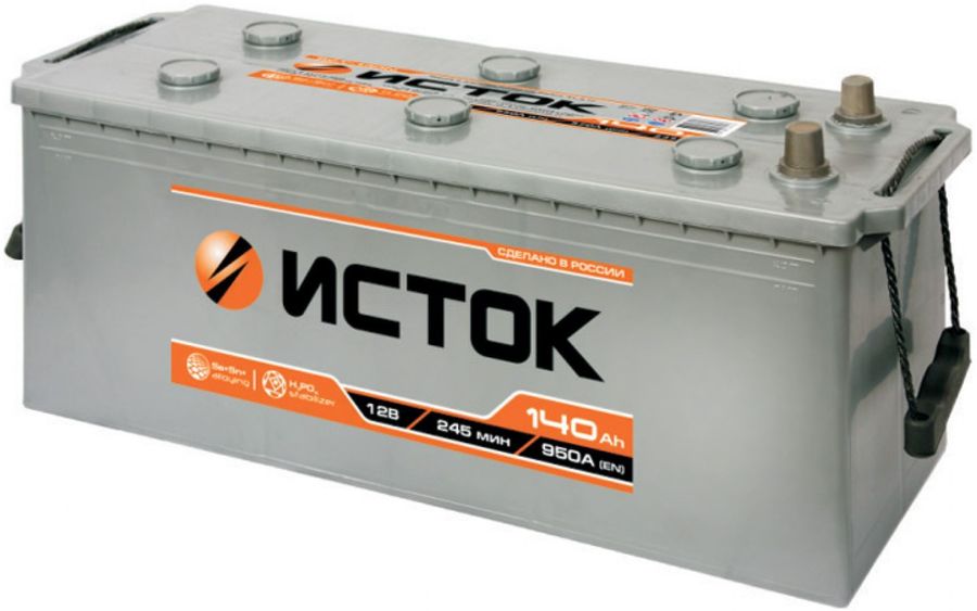 Аккумулятор грузовой ИСТОК 140Ah 900A ОП (513х189х217) D4