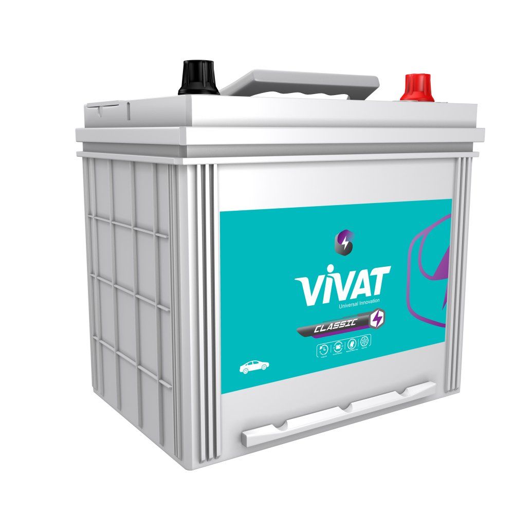 Аккумулятор автомобильный Vivat 90D26L 75Ah 660A оп