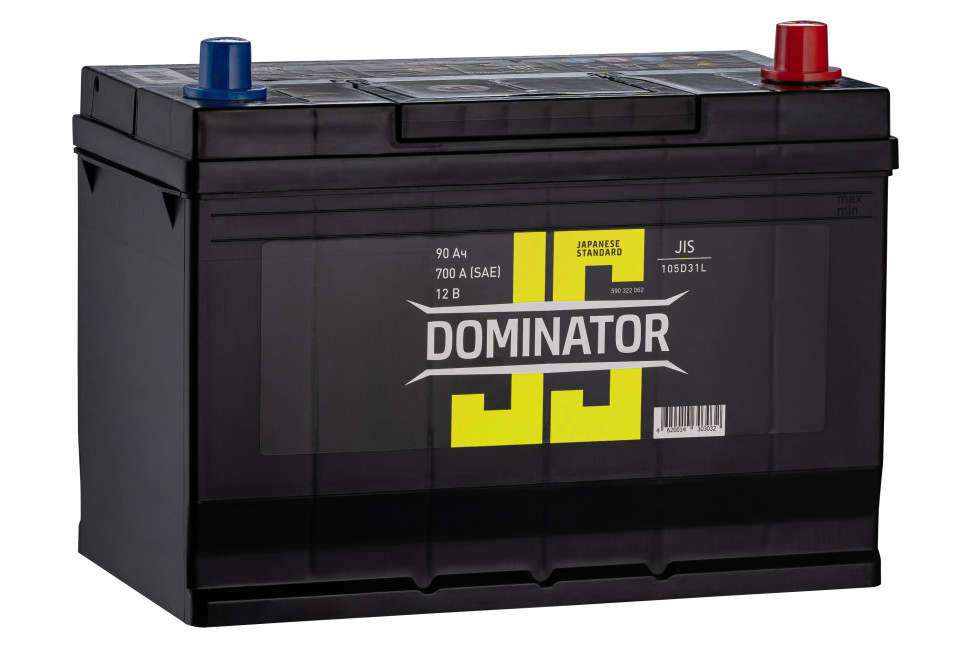 Аккумулятор автомобильный DOMINATOR JIS 6СТ-90 Ач обр. 105D31L (арт.590322062)
