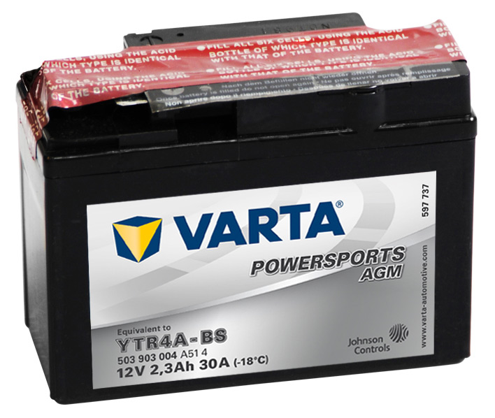 Аккумулятор мото Varta AGM 503903 (YTR4A-BS) 2.3 Ач