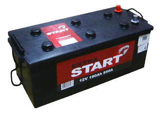 Аккумулятор грузовой Extra Start 6СТ-190 обр.