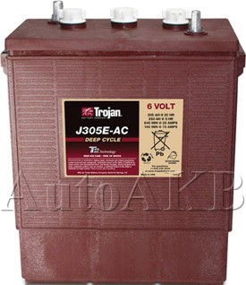 Аккумулятор тяговый Trojan J305E-AC 6V (с жидким электролитом) 305 Ач