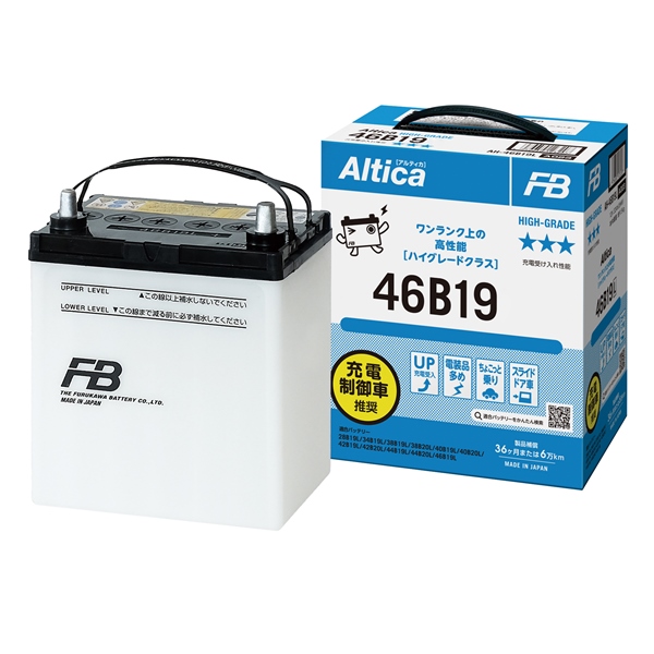 Аккумулятор автомобильный FB Altica High-Grade 6СТ-43 Ач прям. (46B19R)