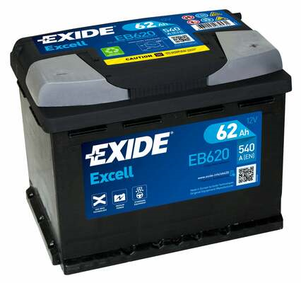 Аккумулятор автомобильный Exide Excell EB 620 6СТ-62 Ач обр.