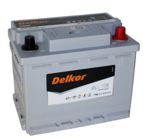 Аккумулятор автомобильный DELKOR AGM LN2 6СТ-60 обр.