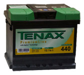 Аккумулятор автомобильный TENAX Premium Line 6СТ-44 Ач обр. (низкий)
