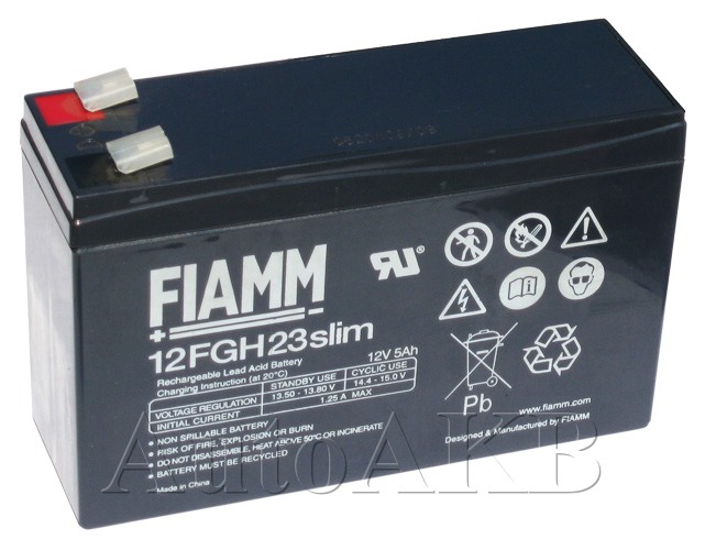 Аккумулятор Fiamm 12FGH23 (Slim) 5 Ач