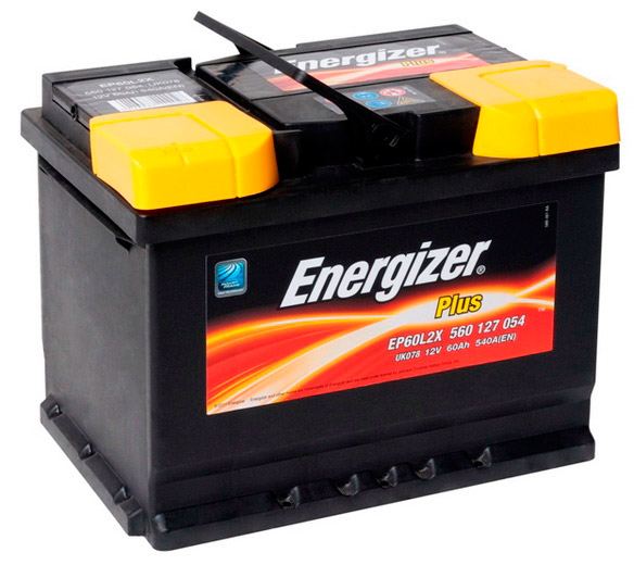 Аккумулятор автомобильный Energizer Plus 6СТ-60 Ач прям.
