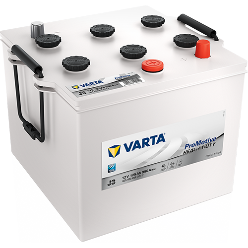 Аккумулятор грузовой VARTA PROMOTIVE BLACK J3 125 Ah 950А 625 023 000 (286х269х230)