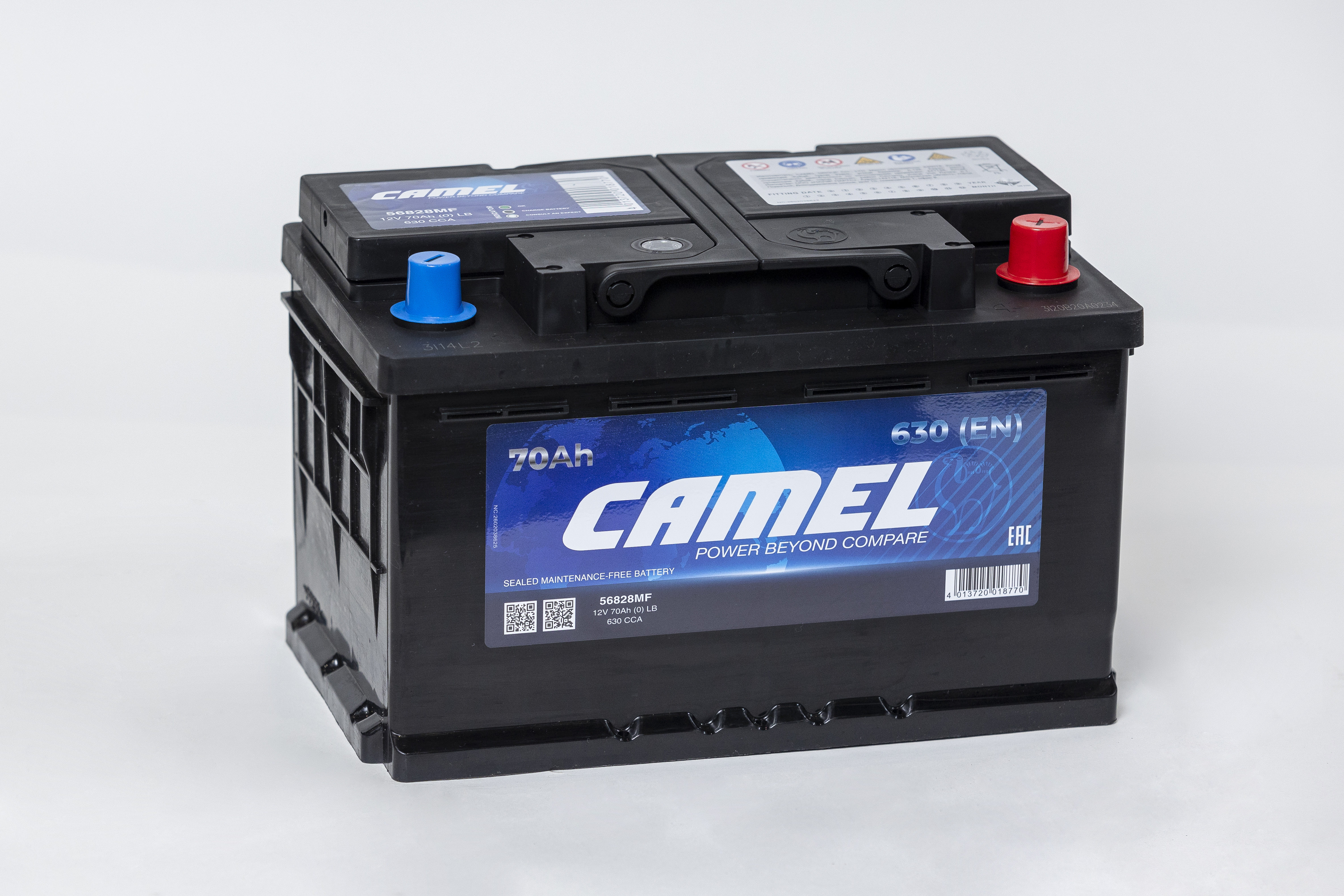 Аккумулятор автомобильный CAMEL 70Ah 630A ОП (56828MF)