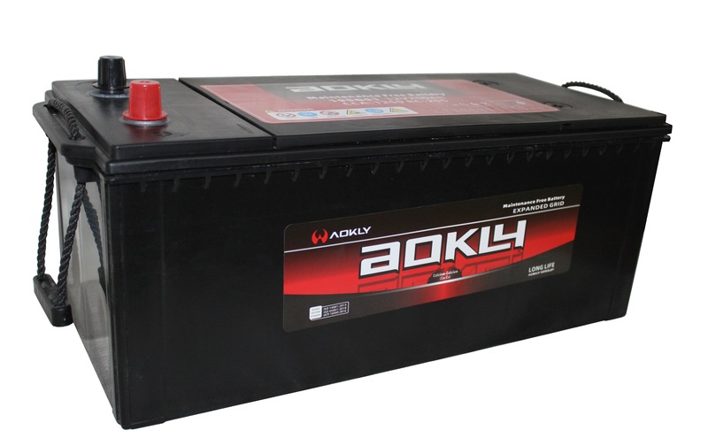 Аккумулятор грузовой AOKLY 195G51 200А.ч 1250А ПП (517x221x221) D5