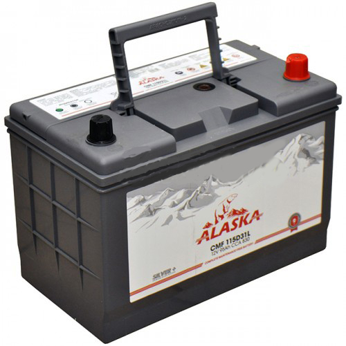 Аккумулятор автомобильный Alaska CMF 95L 115D31L silver+ 6СТ-95 Ач обр.
