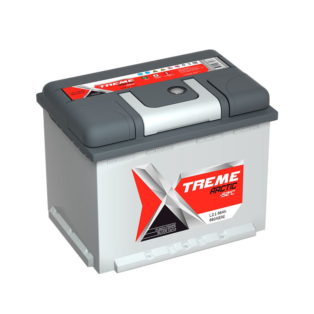 Аккумулятор автомобильный XTREME Arctic L2.1 66Ah 660A ПП (242x175x190) L2