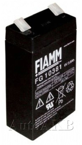 Аккумулятор Fiamm FG 10381 3.8 Ач