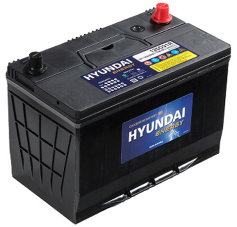 Аккумулятор автомобильный Hyundai 125D31R 6СТ-100 Ач прям.