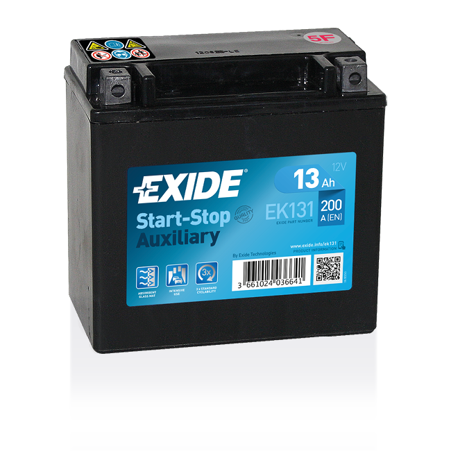Аккумулятор мото EXIDE EK131 AGM Start-Stop