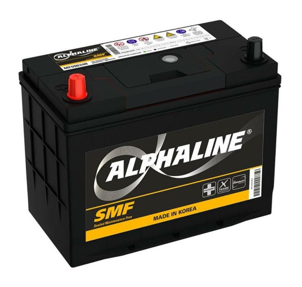 Аккумулятор автомобильный ALPHALINE SD 65B24R 6СТ-52 прям.
