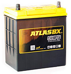 Аккумулятор автомобильный ATLAS UHPB UMF55B19R 6СТ-45 Ач прям.