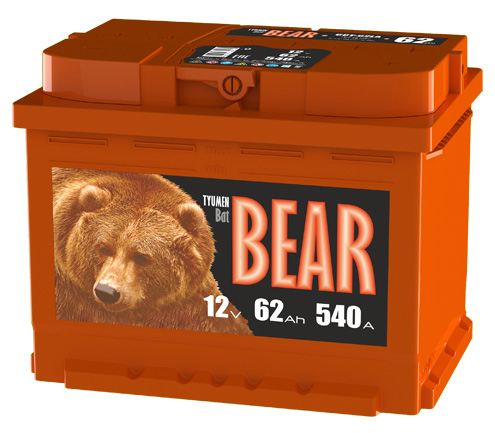 Аккумулятор автомобильный TYUMEN BATBEAR 6СТ-62 Ач прям.