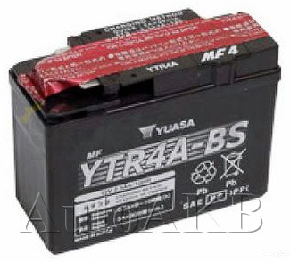 Аккумулятор мото YUASA YTR4A-BS 2.3 Ач