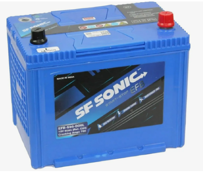 Аккумулятор автомобильный SF SONIC EFB 6СТ-80.1 80 Ah 750 A ПП (260x173x225) 95D26R