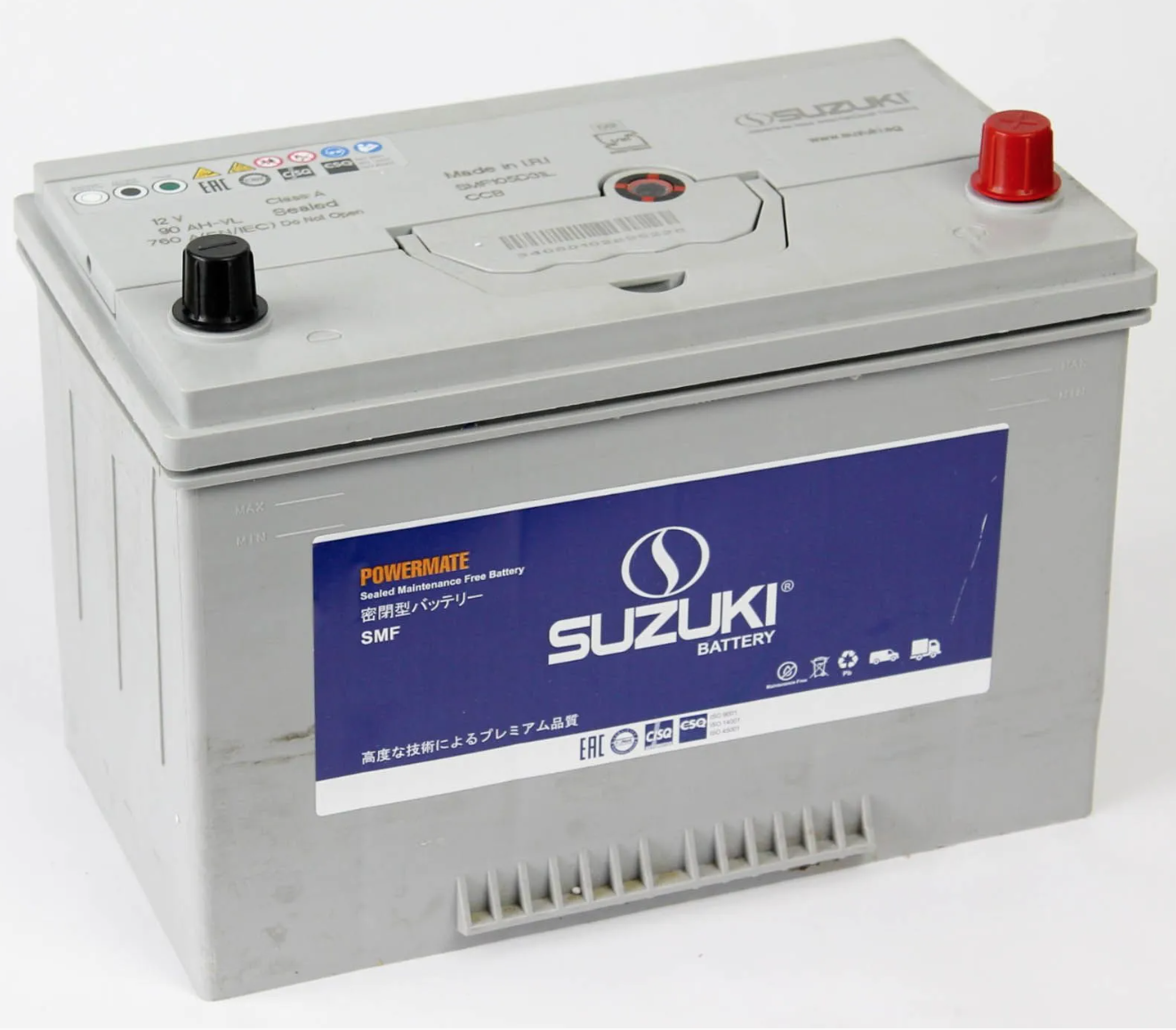 Аккумулятор автомобильный SUZUKI 6СТ-90.0 105D31L 90Ah 760A ОП (306x173x225) D31L