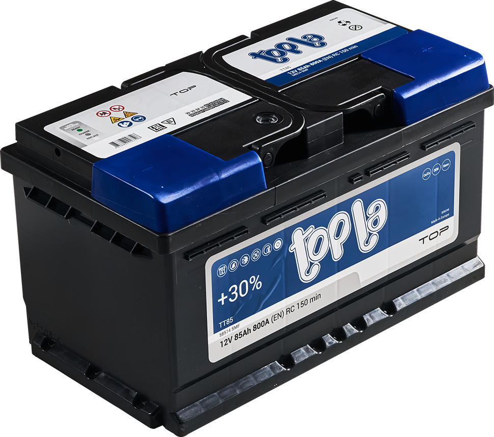 Аккумулятор TOPLA TOP EUR 85.0 Ah 800 A 6СТ-85 обр. (низкий)