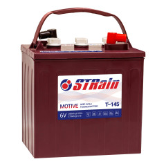 Аккумулятор тяговый STRain T-145 WET 260Ah 6V (262x181x283)