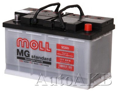 Аккумулятор автомобильный Moll MG Standard 6СТ-95 Ач обр.