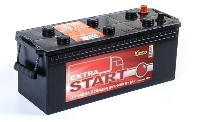 Аккумулятор грузовой EXTRA START 6СТ-140N R+ 140Ah 920A ПП (513x189x223) D4