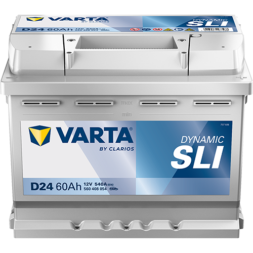 Аккумулятор автомобильный Varta Dynamic SLI D24 6СТ-60 обр.