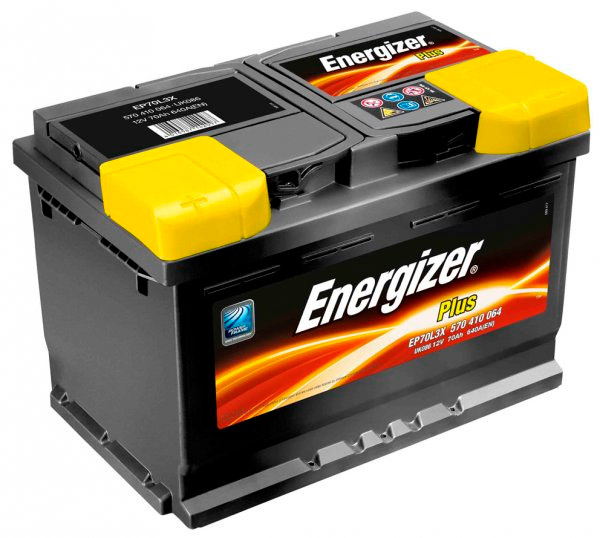 Аккумулятор автомобильный Energizer Plus 6СТ-70 Ач прям.