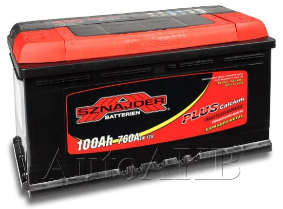 Аккумулятор автомобильный SZNAJDER 600 65 6СТ-100 Ач прям.