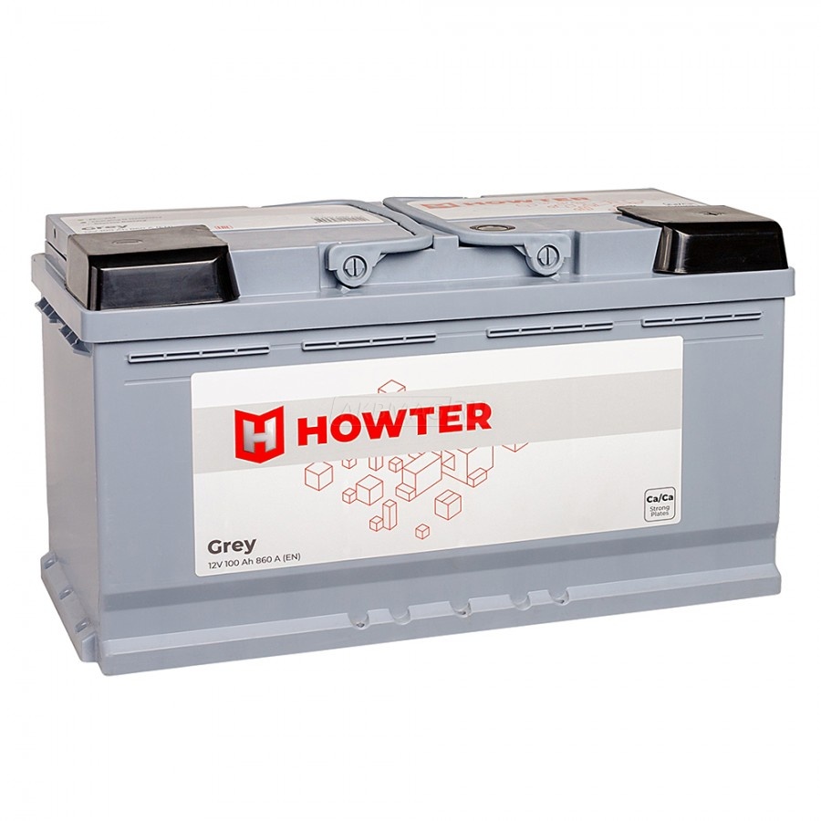 HOWTER Grey 100R 860A ОП (353x175x190) 100 Ач