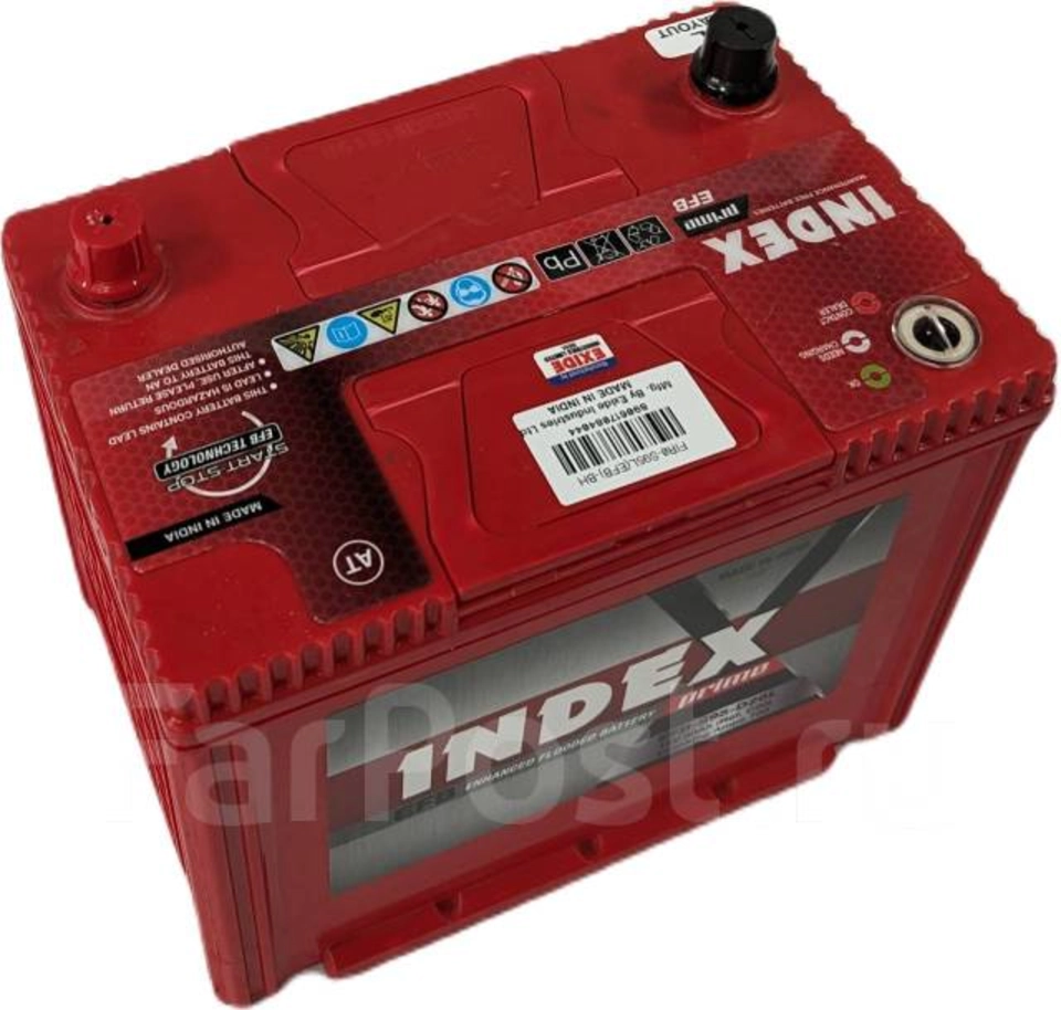 Аккумулятор автомобильный INDEX PRIME EFB S95 80 А.ч 770А ОП (260x172x225) D26L