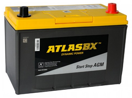 Аккумулятор автомобильный ATLAS BX AGM S115D31L 6СТ-90 Ач обр. (Start-Stop)