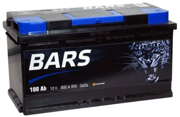 Аккумулятор автомобильный Bars 6СТ-100 обр.